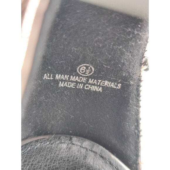 Venus Women's Copper Ankle Strap Chain Fringe Block Heel Sandals Size 6.5 US - Picture 8 of 9